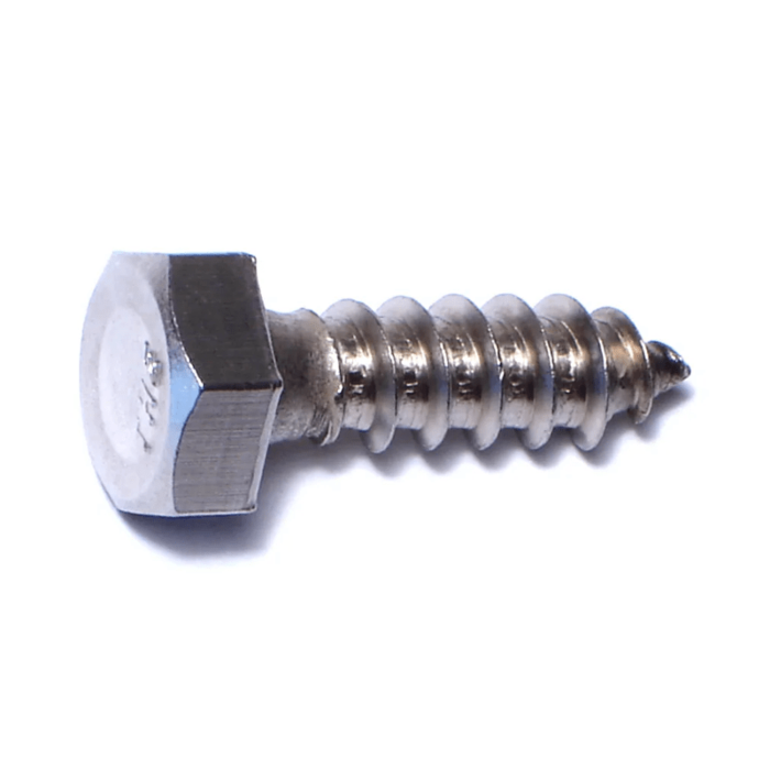 5/16" x 1" Hex Head, Lag Screw, Stainless Steel 