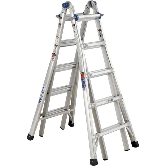 Werner Type IA Telescoping MultiLadder - 22 ft