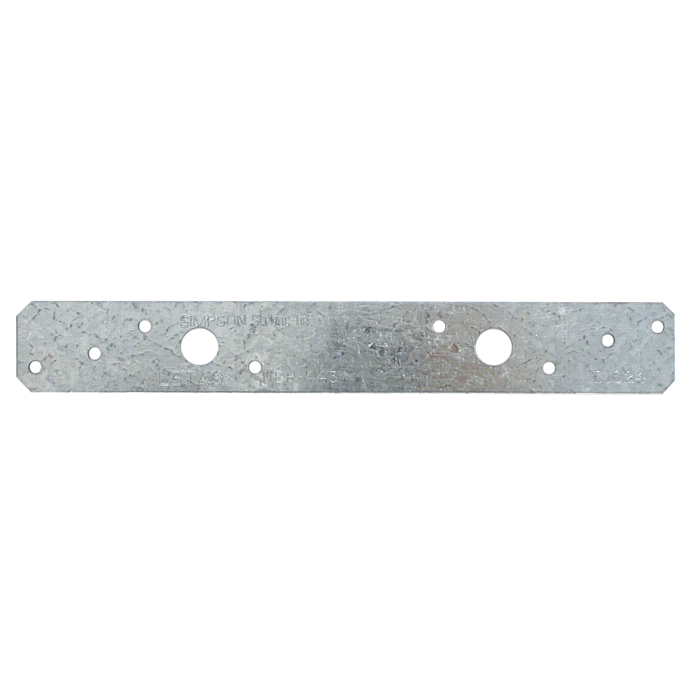 Simpson Strong-Tie LSTA 20-Gauge Galvanized Strap Tie - 1-1/4 in. x 9 in.