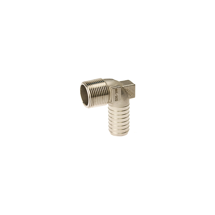 Boshart Industries 3/4"MPT x INS 304SS HYD ELBOW