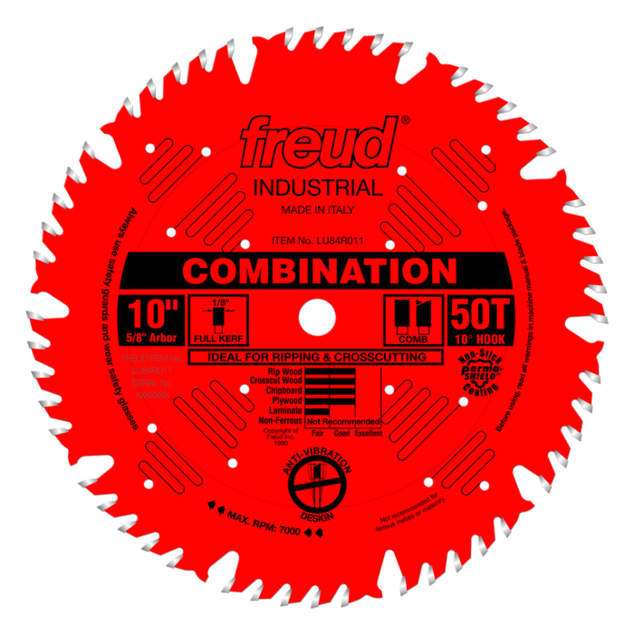 Freud Tools Combination Blade - 10 in.
