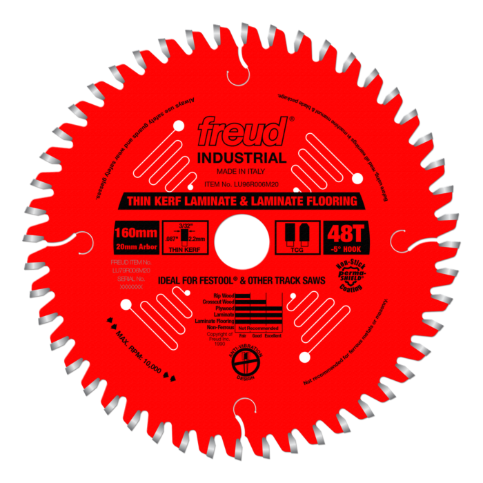 Freud Tools Thin Kerf Double Sided Laminate/Melamine - 160mm