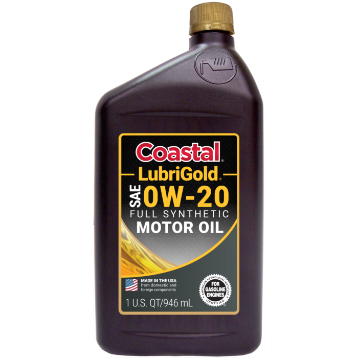 Warren Oil Coastal Lubrigold Full Synthetic 0W20 Quart