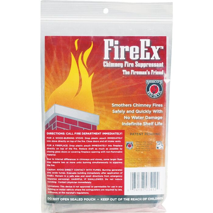 Meeco's Red Devil FireEx Chimney Fire Suppressant