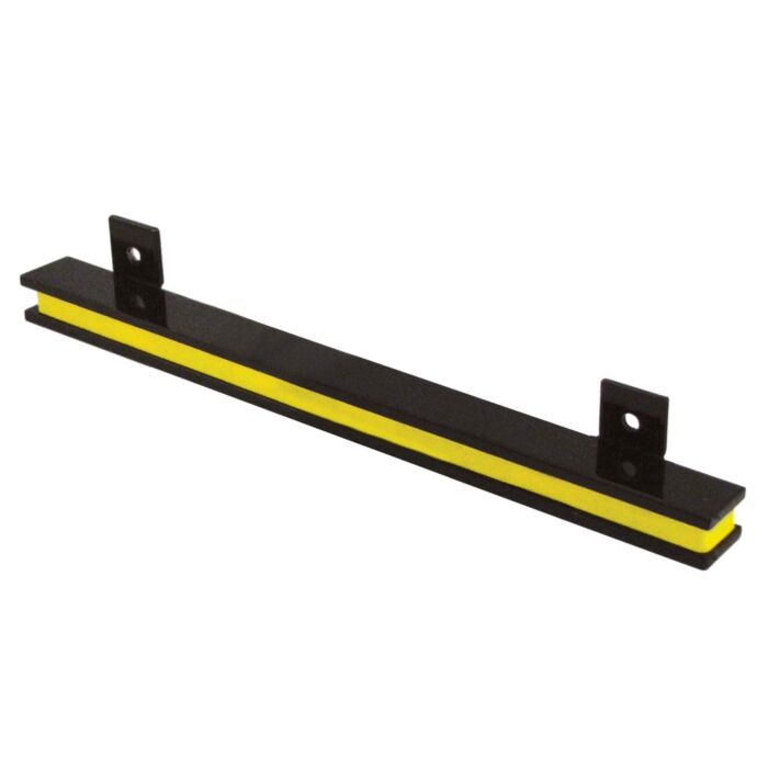 Magnet Source® 10 in BlackPowder Coated 5 Heavy Duty Hang Tab Magnetic Tool Bar