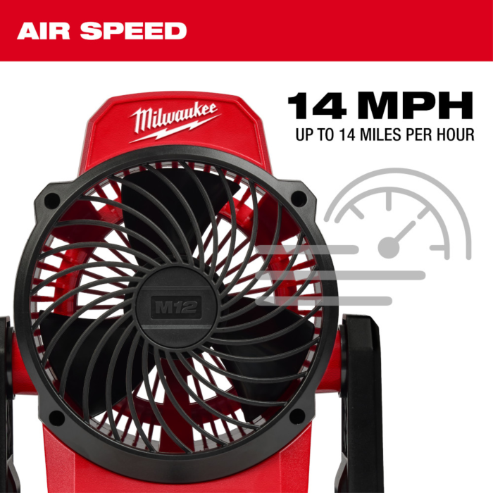 Milwaukee M12™ 6 in. Mounting Fan (Tool Only)
