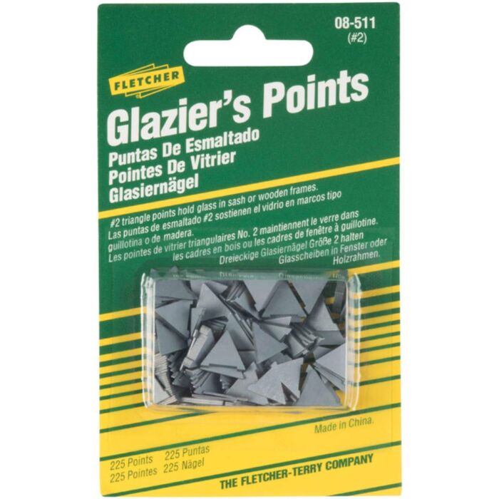 Fletcher Terry Triangle Glazier Points (225pk)