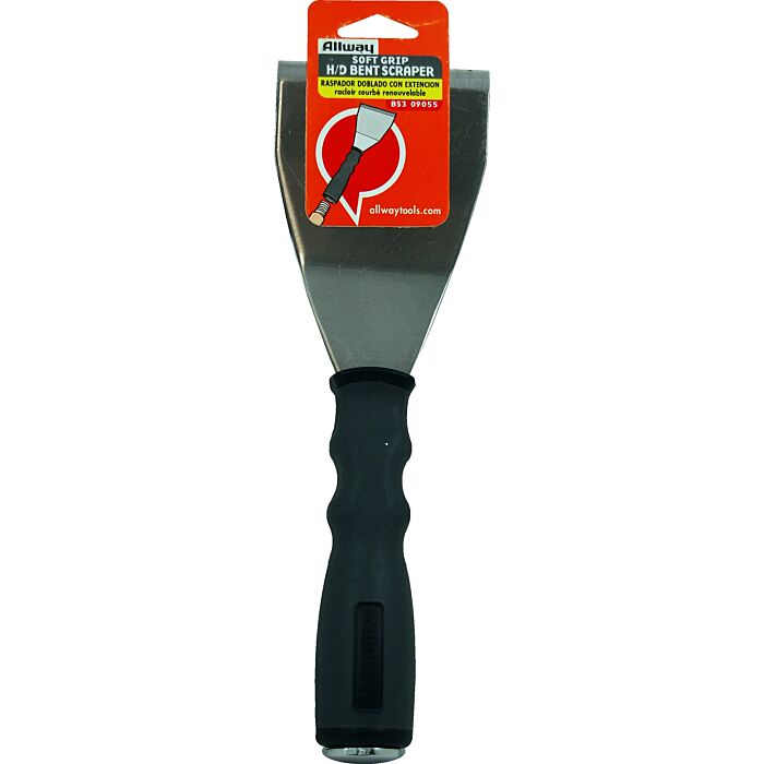 ALLWAY Soft-Grip Bent Heavy Duty Scraper - 3 in.