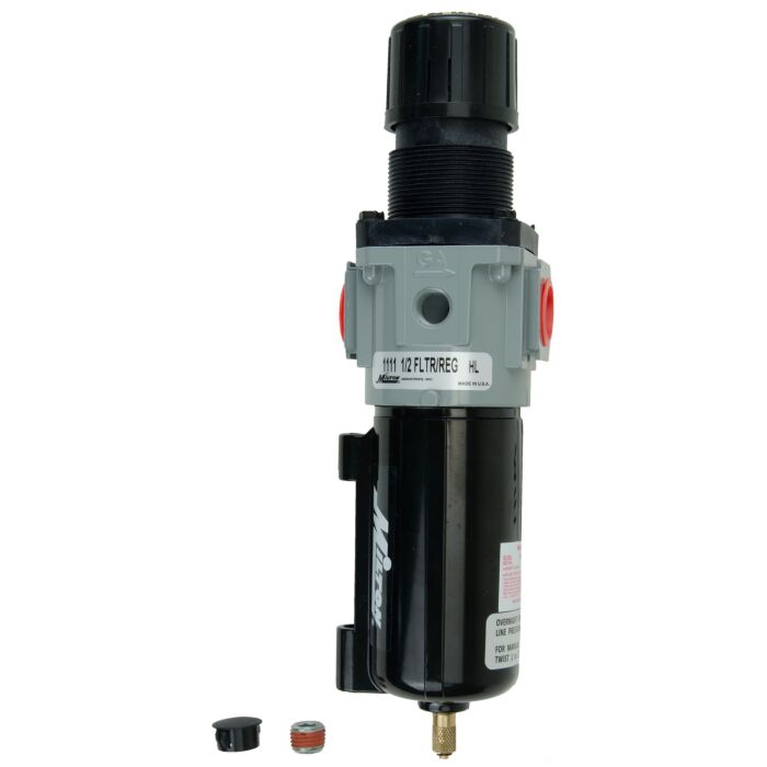 Milton 1/2 in NPT 200 psi Piggyback Filter Regulator