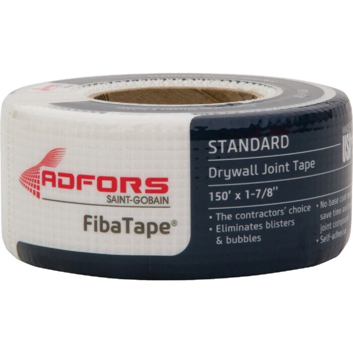 Saint-Gobain ADFORS FibaTape Standard White 1-7/8 in. x 150 ft. Self-Adhesive Mesh Drywall Joint Tape