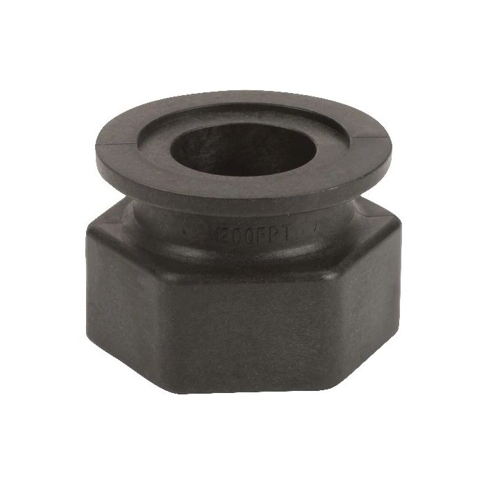 Banjo 2" Standard Port Flange x 2" Female NPT, Poly Fitting
