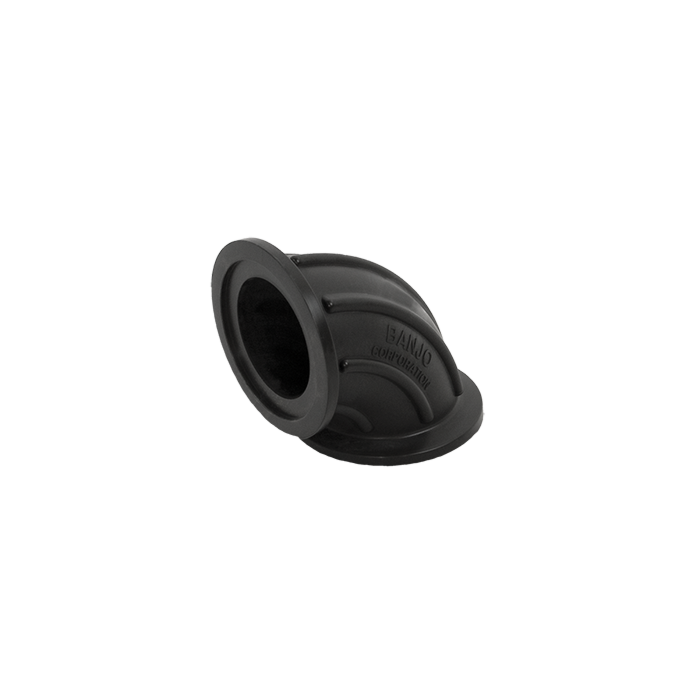 Banjo 2" Full Port Flange Sweep 90deg Elbow, Poly