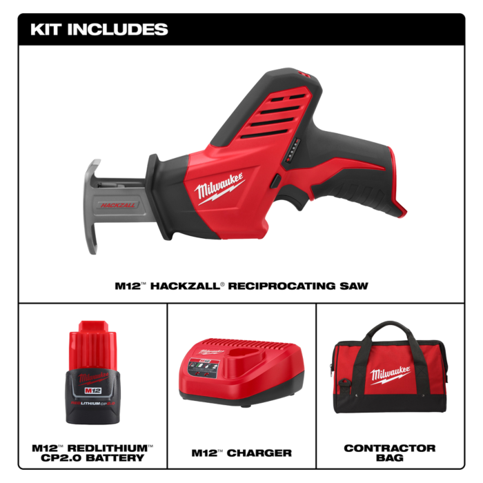 Milwaukee M12™ HACKZALL® Recip Saw Kit