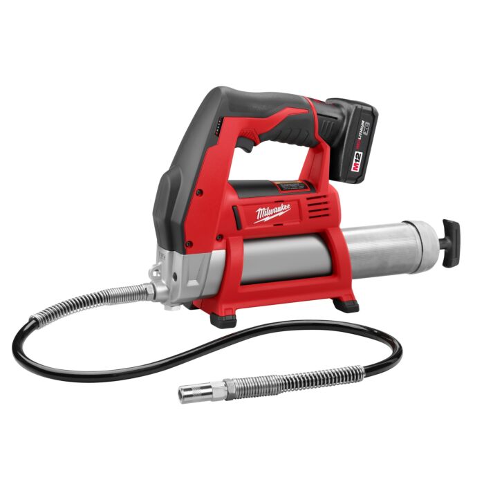 Milwaukee M12™ Cordless LITHIUM-ION Grease Gun Kit