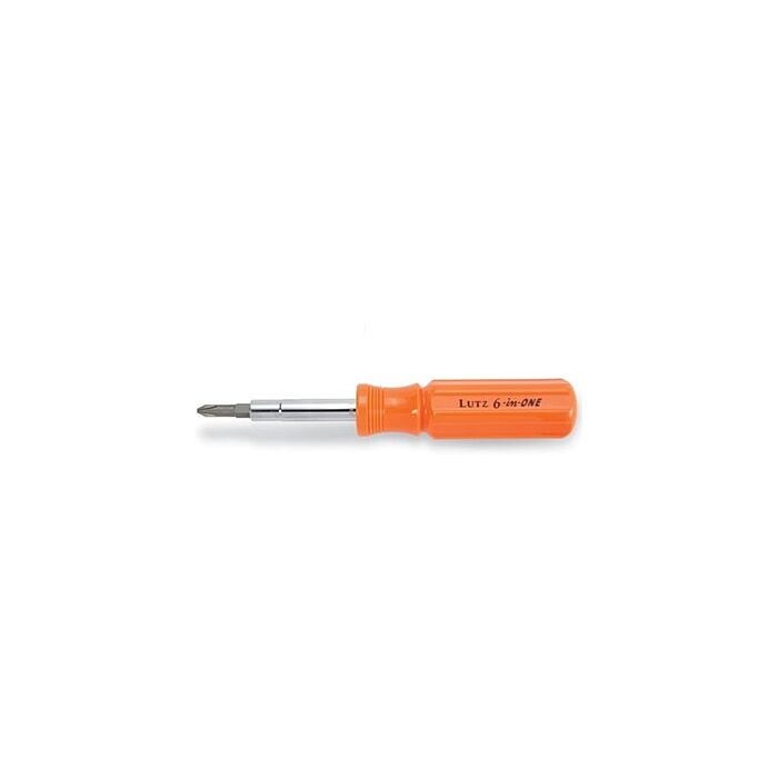 Lutz Orange 6-in-1 Screwdriver