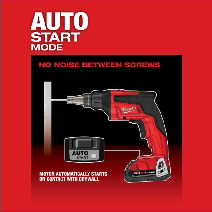 Milwaukee M18 FUEL™ Drywall Screw Gun (Bare Tool)