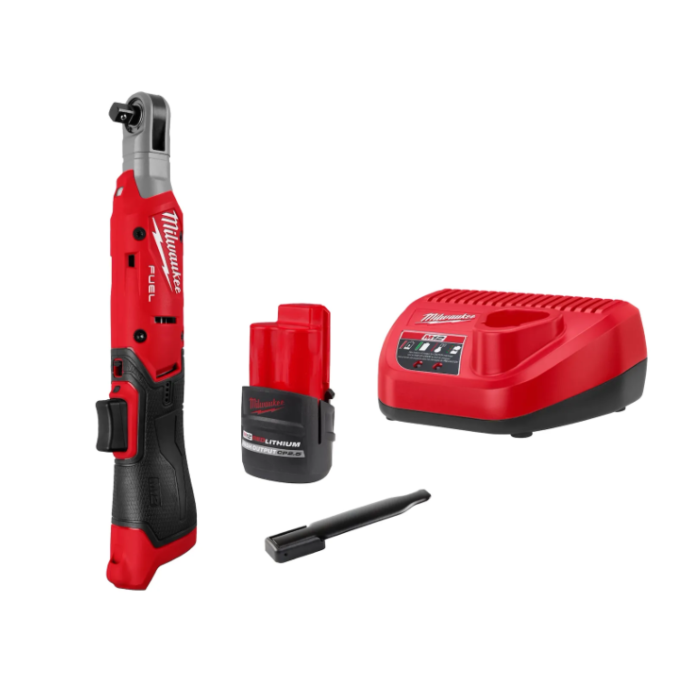 Milwaukee M12 FUEL 3/8 in. Ratchet (Kit)