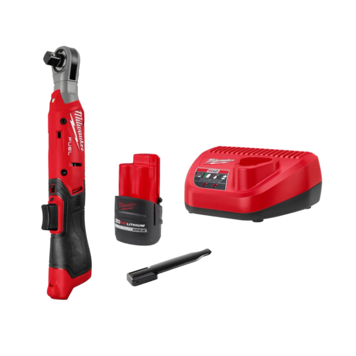 Milwaukee M12 FUEL 1/2 in. Ratchet (Kit)