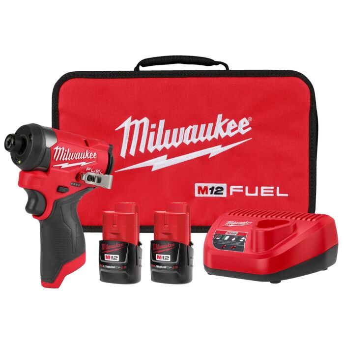 Milwaukee M12 FUEL™ 1/4" Hex Impact Driver Kit