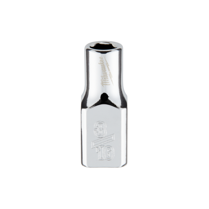 Milwaukee 1/4" Drive 3/16" SAE Socket with FOUR FLAT™ Sides