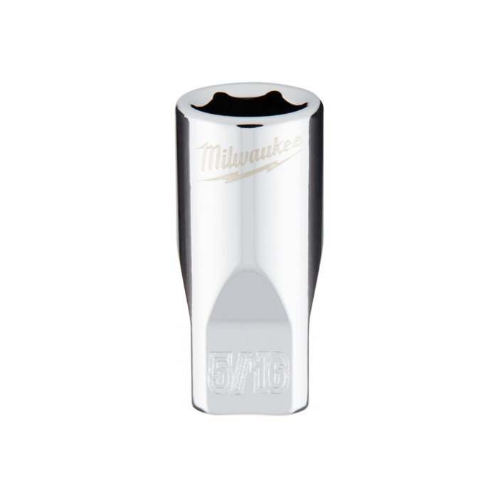 Milwaukee 1/4" Drive 5/16" SAE Socket with FOUR FLAT™ Sides