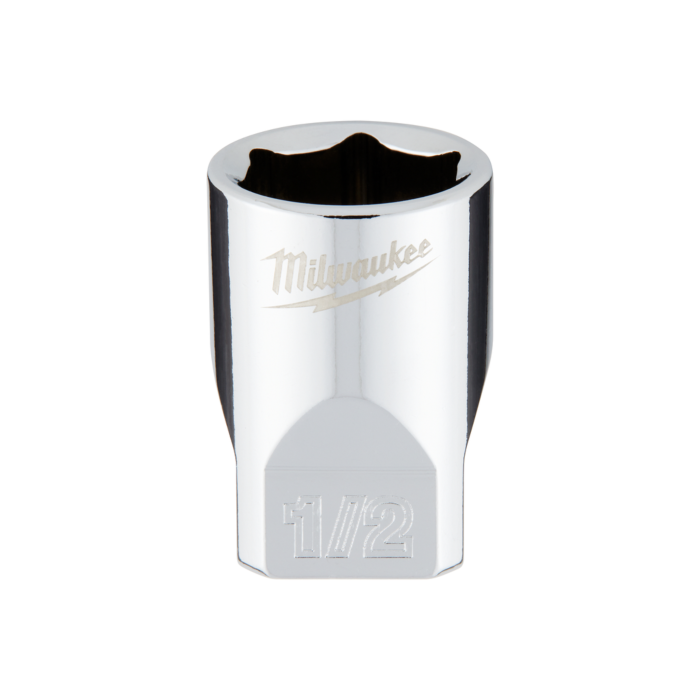 Milwaukee 1/4" Drive 1/2" SAE Deep Socket with FOUR FLAT™ Sides