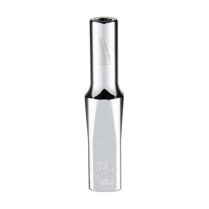 Milwaukee 1/4" Drive 3/16" SAE Deep Socket with FOUR FLAT™ Sides