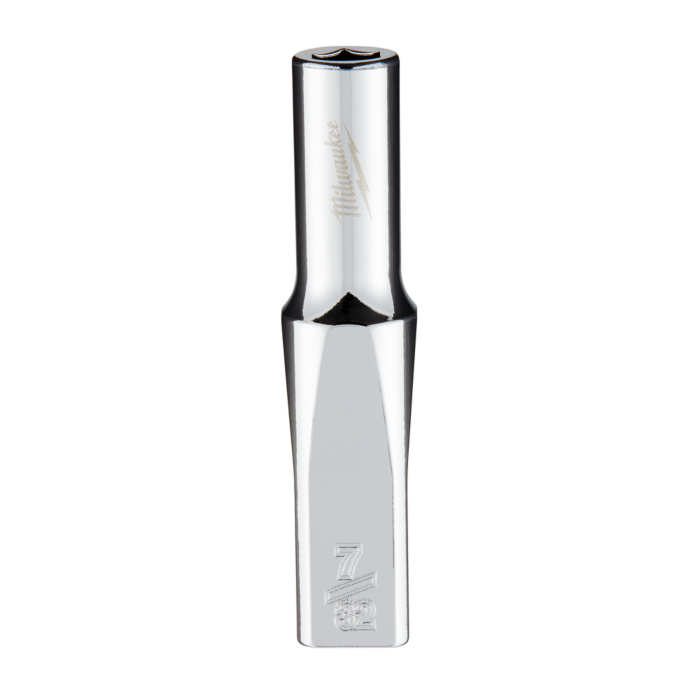 Milwaukee 1/4" Drive 7/32" SAE Deep Socket with FOUR FLAT™ Sides