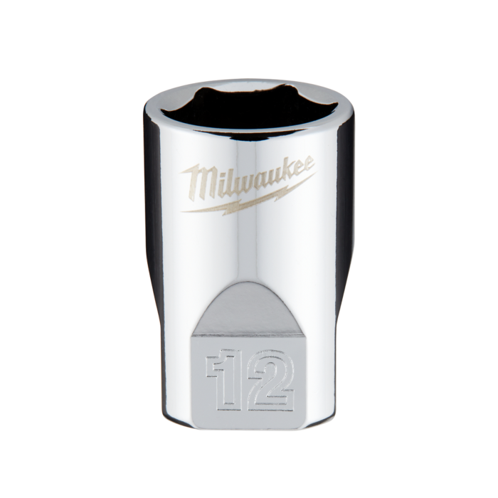 Milwaukee 1/4" Drive 12mm Metric Socket with FOUR FLAT™ Sides