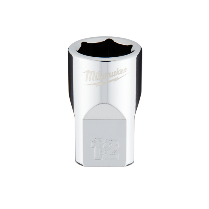 Milwaukee 3/8" Drive 12mm Metric Socket with FOUR FLAT™ Sides