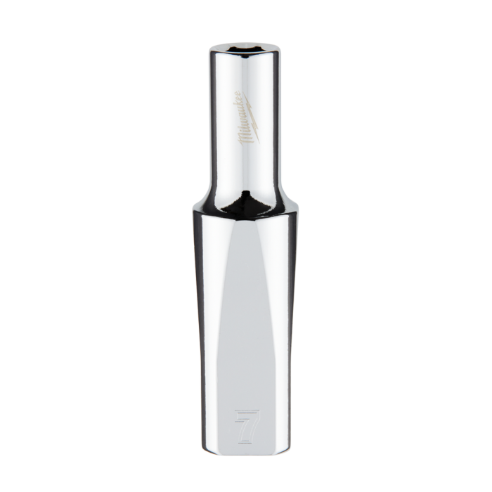 Milwaukee 3/8" Drive 7mm Metric Deep Socket with FOUR FLAT™ Sides