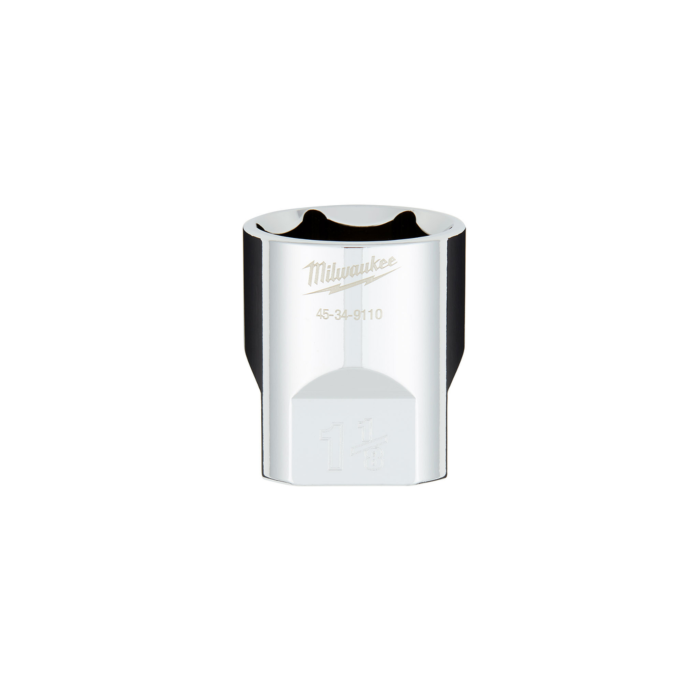 Milwaukee 1/2" Drive 1-1/8" SAE 6-Point Socket with FOUR FLAT™ Sides