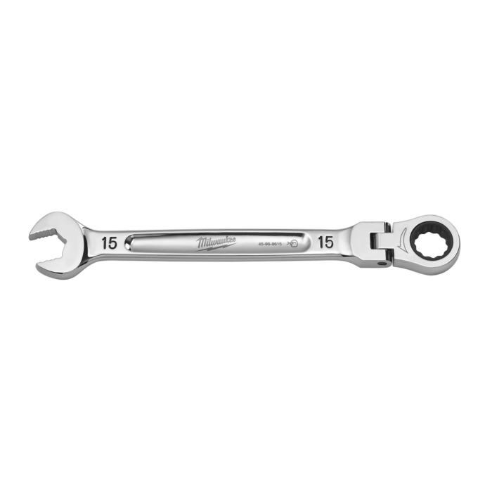 Milwaukee 15mm Flex Head Ratcheting Combination Wrench