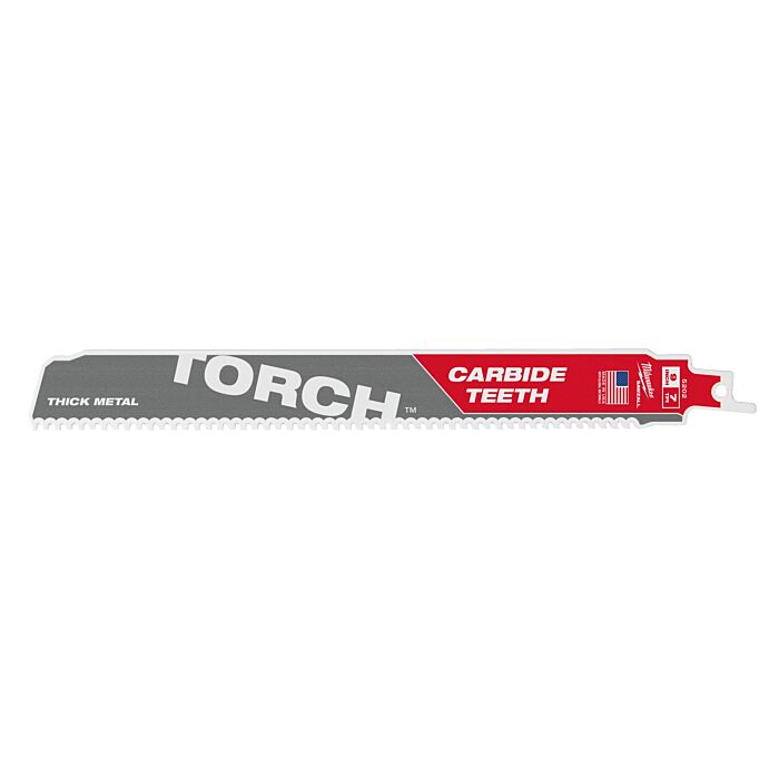 Milwaukee 9" 8 TPI TORCH™ with Carbide Teeth SAWZALL® Blade (1 PK)
