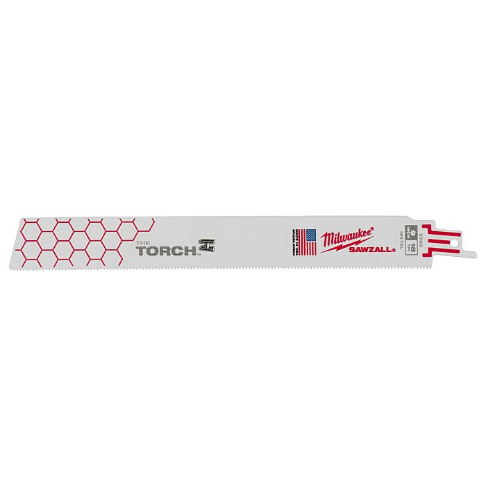 Milwaukee 9" 18 TPI TORCH™ SAWZALL® Blade for Medium Metal (5 PK)