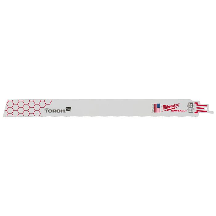 Milwaukee 12" 18 TPI TORCH™ SAWZALL® Blade for Medium Metal (5 PK)