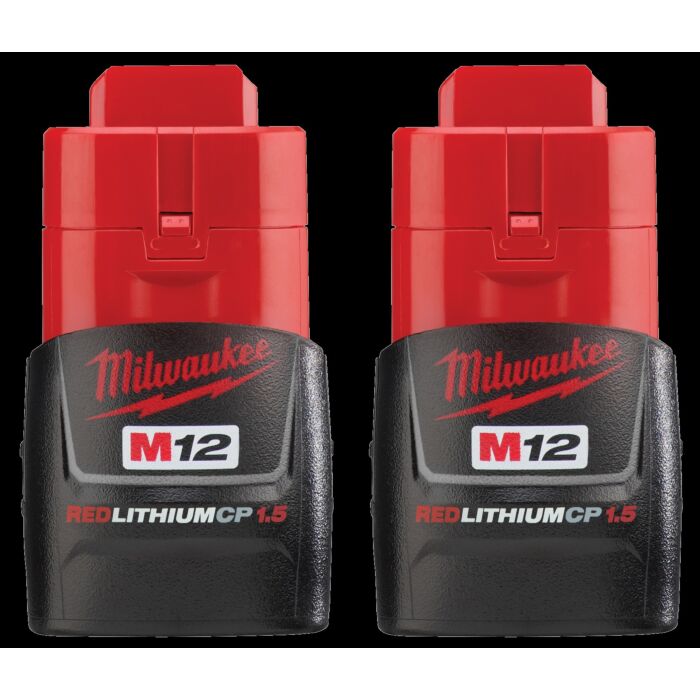 Milwaukee M12™ REDLITHIUM™ Compact Battery Two Pack