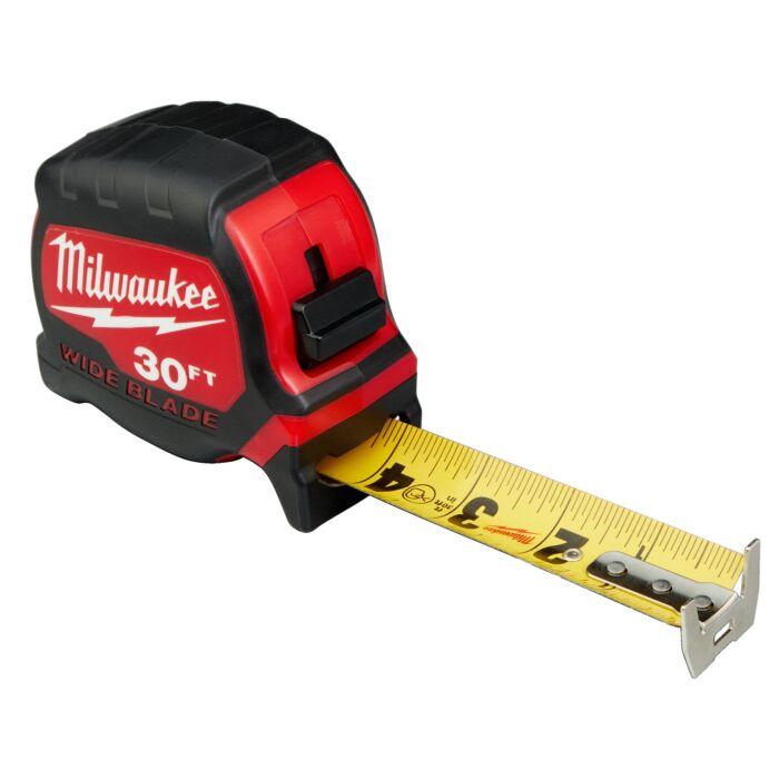 Milwaukee Wide Blade Tape Measure - 30 ft