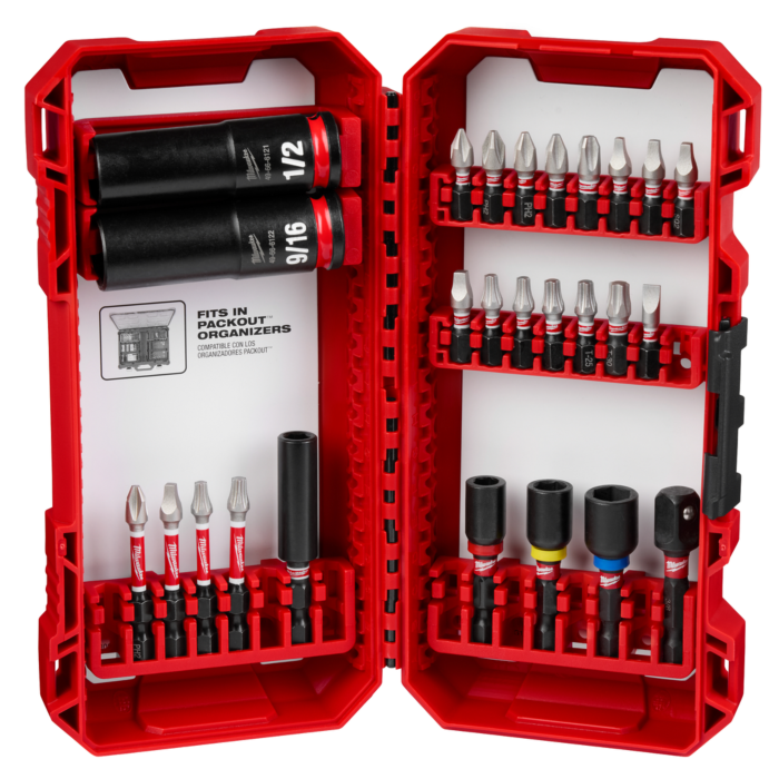 Milwaukee 26PC SHOCKWAVE™ Impact Duty Drive and Fasten Set
