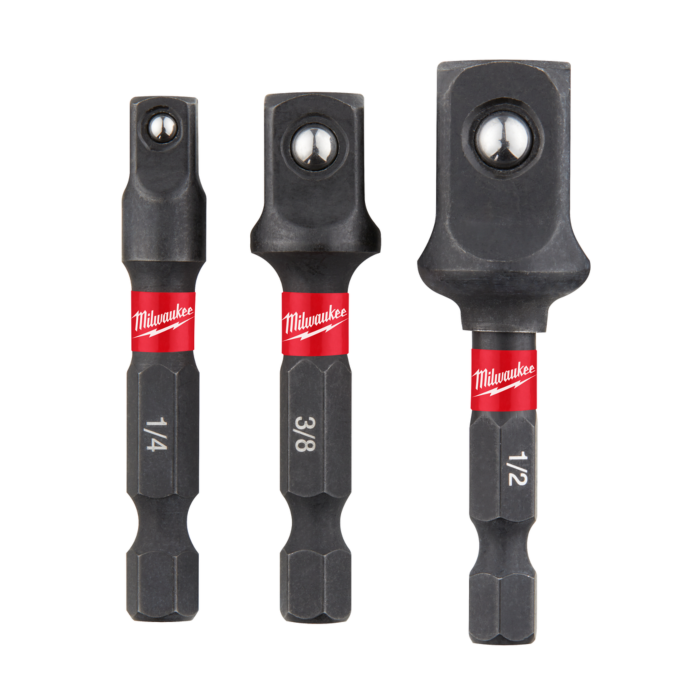 Milwaukee SHOCKWAVE™ Impact Duty Hex Shank Socket Adapter Set