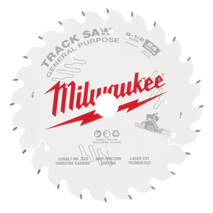 Milwaukee 24T General Purpose Track Saw Blade - 6-1/2 in.