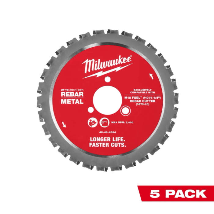 Rebar Cutting Blade 1-1/4 in. (5pk)