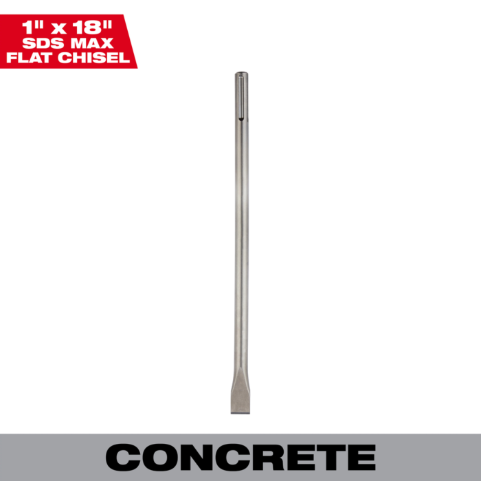 Milwaukee SDS Max Flat Chisel 18"