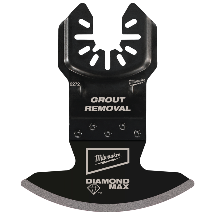 Milwaukee DIAMOND MAX™ Diamond Grit Grout Removal Universal Fit Oscillating Multi-Tool Blade (1 PK)