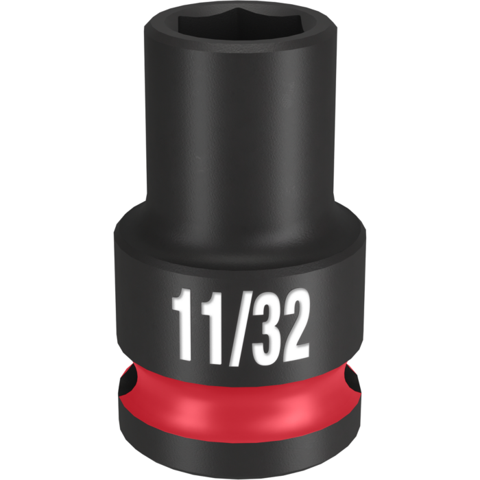 Milwaukee SHOCKWAVE™ Impact Duty 3/8" Drive 11/32" Standard 6 Point Socket