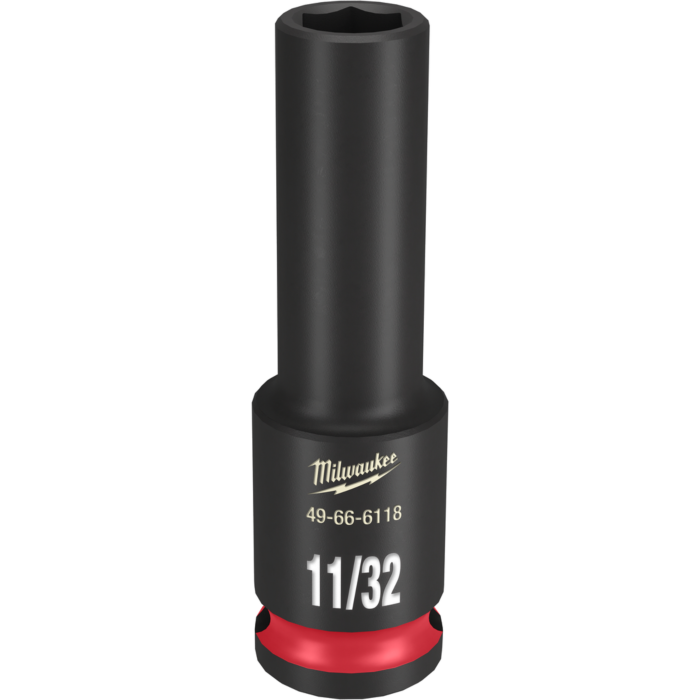 Milwaukee SHOCKWAVE™ Impact Duty 3/8" Drive 11/32" Deep 6 Point Socket