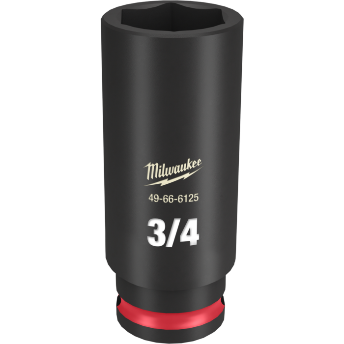 Milwaukee SHOCKWAVE™ Impact Duty 3/8" Drive 3/4" Deep 6 Point Socket