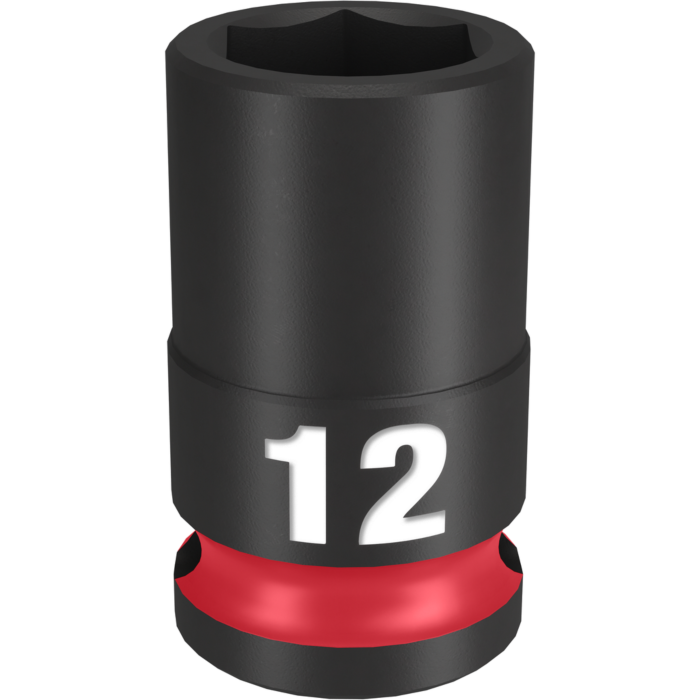 Milwaukee SHOCKWAVE™ Impact Duty 3/8" Drive 12MM Standard 6 Point Socket