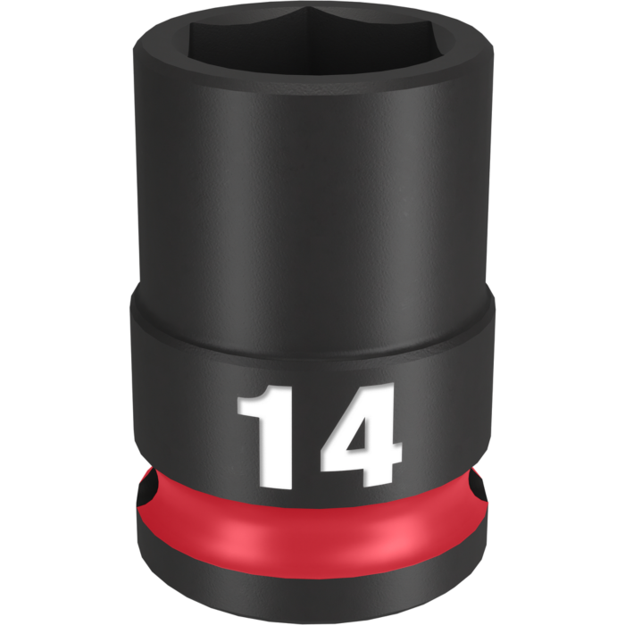 Milwaukee SHOCKWAVE™ Impact Duty 3/8" Drive 14MM Standard 6 Point Socket