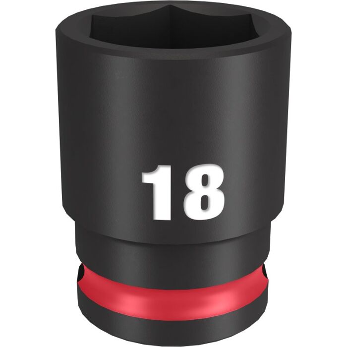 Milwaukee SHOCKWAVE™ Impact Duty 3/8" Drive 18MM Standard 6 Point Socket